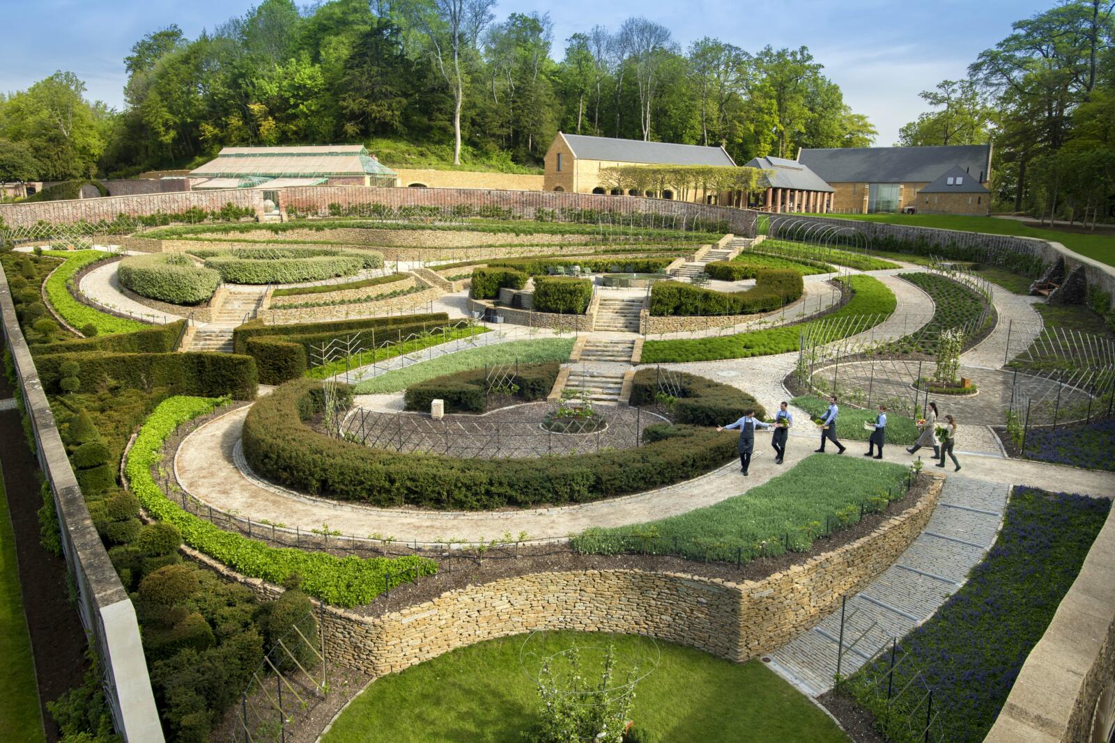Parabola Gardens at The Newt in Somerset