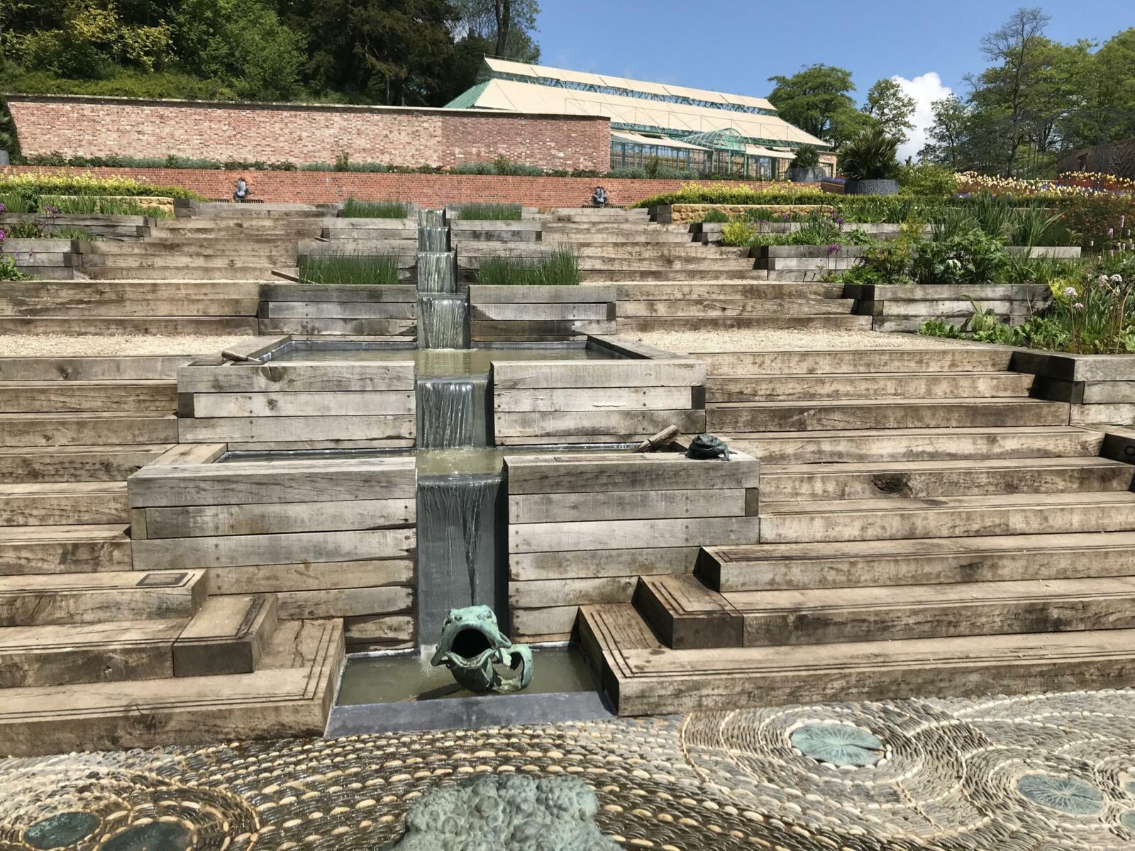 newts, water cascade, the newt in somerset